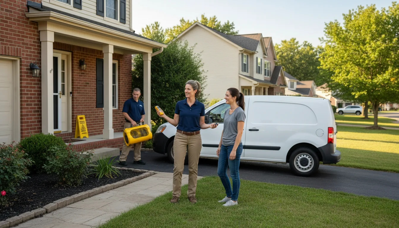 Residential water damage restoration in Crown King, AZ